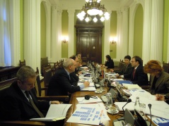 31 January 2012 National Assembly Service managers speak to their colleagues from the Hellenic Parliament